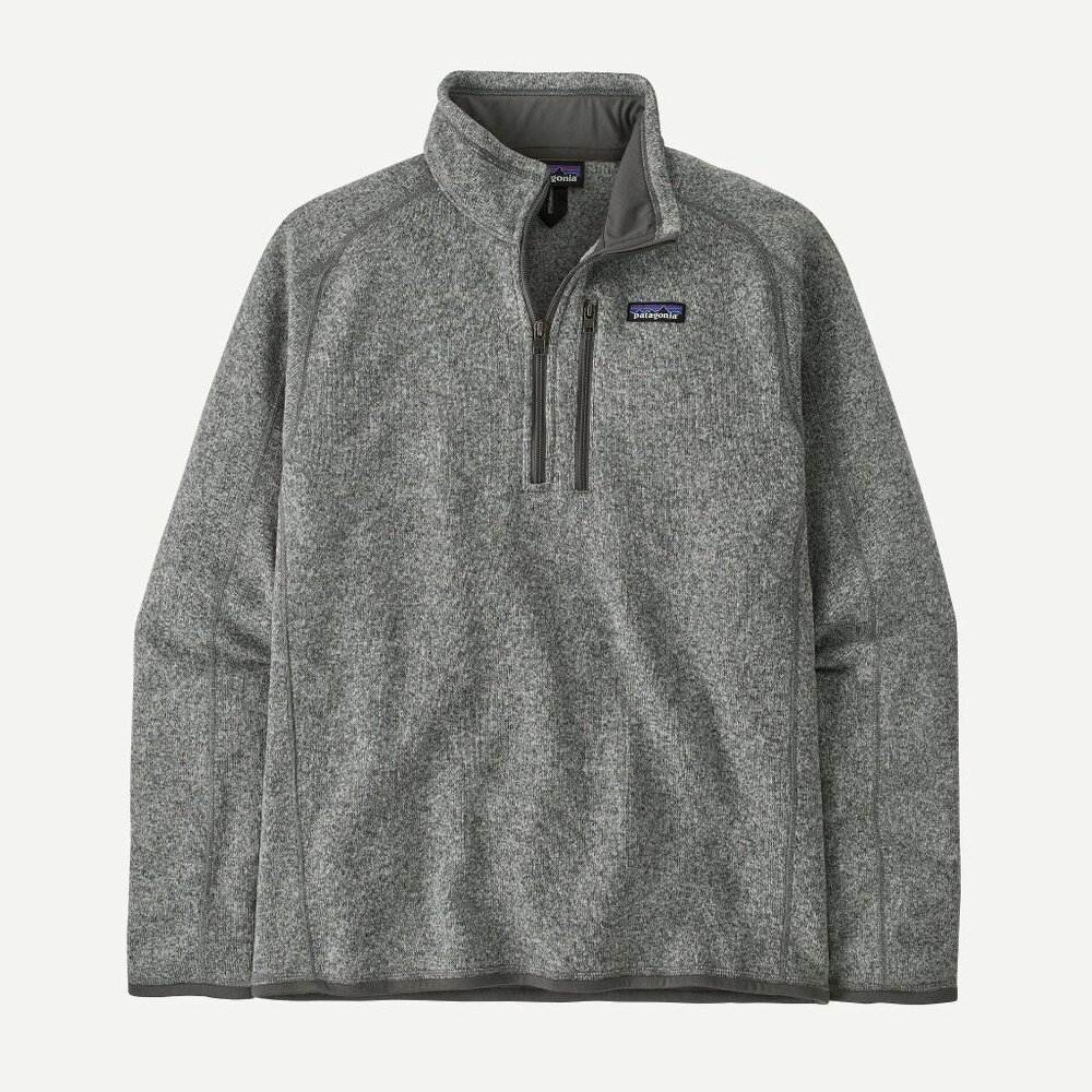 Patagonia Men's Better Sweater 1/4 Zip in Grey
